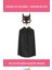 Batman Maskesi ve Catwoman Pelerini Siyah 90 cm Kostüm 1