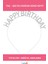 Gümüş Kristal Taşlı Zarif Happy Birthday Tacı 1
