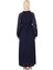 Omuz Kısmı Taş Aksesuarlı Lacivert Renk Elbise 9429 4