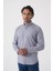 Regular Fit Paşa Yaka Pamuk Gri Erkek Gömlek GMEKS4K242008_D55 2