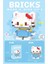 Bricks Hello Kitty ve Cinnemorol Karakter Figürü 3D Yapboz Puzzle Yapı Oyuncakları Mini Blok 2li Set 3