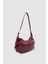 Lilsa Ayarlanabilir Askılı Yumuşak Form Baget Omuz Çantası Bordo 2