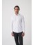 Beyaz Uzun Kol Cepsiz Erkek Gömlek GMKLS250011_D01 1