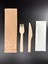 Ahşap Set 3+1 (Çatal-Bıçak-Peçete) 50'li Paket 1