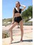 - Kadın Fırfırlı Yüksek Bel Siyah Bikini 1