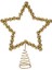 New Year Yılbaşı Twinkle Star Ağaç Başlığı Gold 3
