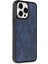 iPhone 15 Pro Kılıf Aras Deri Kapak - Lacivert (K95) 2