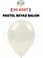 ( 50 Adet ) Beyaz Balon 12'' Lateks Pastel Balon Doğum Günü Organizasyon Süsleme 1