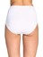 6 Adet Tutku Kadın Yüksek Bel Bato Kalın Lastik Külot Beyaz 3