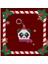 Yılbaşı Temalı Pixcel Panda Anahtarlık 1