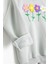 Gri Çiçek Nakışlı Şardonlu Kız Çocuk Eşofman Takımı 23364 4