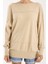 Kadın Açık Bej Kayık Yaka Triko Bluz 6