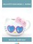 Şık Porselen Hello Kitty Kupa Bardak 10X14 cm 1