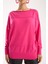 Kadın Fuşya Kayık Yaka Triko Bluz 3