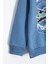 Mavi Erkek Çocuk Yazılı Karakter Baskılı Şardonlu Eşofman Takımı 23288 3