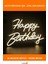 Happy Birthday Yazılı Neon LED Işık 44.4 x 34 cm 1