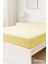 Çift Kişilik Düz Penye %100 Pamuklu Lastikli Çarşaf 180X200 Newsheet Sarı 1