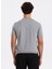 Bisiklet Yaka Baskılı Gri Melanj Erkek T-Shirt F5WM-TST 2892 5