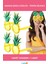 Tropikal Hawaii Ananas Şekilli Parti Gözlüğü 1