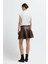Kısa Mini Etek Kahve 12745577000 6