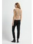 Kolsuz Büzgülü Bluz Camel 11545831000 5