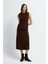 Triko Midi Etek Kahve 12745306000 1