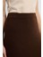 Triko Midi Etek Kahve 12745306000 5