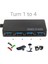 4 Port 3.0 USB Hub Yüksek Hızlı Çoklayıcı Ultra Ince Slim USB Splitter Swıtch USB Çoğaltıcı Adaptör 6