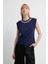 Inci Detaylı Tişört Lacivert 17545201001 4