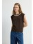 Inci Detaylı Tişört Kahve 17545201001 4