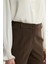 Yırtmaç Detaylı Pantolon Kahve 153L9239002 2