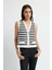 Düğmeli Triko Yelek Kemik 17945623000 1