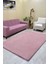 Düz Model Welsoft Halı Örtüsü Pudra Renk - 160 x 230 1