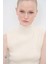 Balıkçı Yaka Kolsuz Triko Kazak Vanilya 13942855001 2