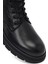 Erkek Siyah Bağcıklı Deri Bot 25WFD700518 9