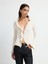 Volanlı Triko Hırka Vanilya 13443026002 1