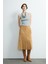 Moda Tutkusu Süet Midi Etek Camel 127M2273000 5
