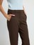 Yandan Cepli Pantolon Kahve 15343070004 5
