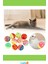 Renkli Çıngıraklı Top Kedi Oyuncağı 4 Adet 3