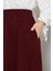 Bordo Oyssho Kumaş Kadın Etek Beli Lastikli 38 40 42 44 46 48 Bedenlere Uyumludur. 4