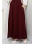Bordo Oyssho Kumaş Kadın Etek Beli Lastikli 38 40 42 44 46 48 Bedenlere Uyumludur. 6