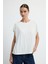 Pul Nakışlı Tişört Kemik 17545830000 1