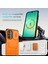 Samsung Galaxy A26/A17 5g/4g Için Manyetik Kılıf, Kayar Kamera Korumalı Çift Katmanlı Darbeye Dayanıklı Telefon Kılıfı, Ayarlanabilir Stand, Turuncu (Yurt Dışından) 3