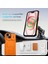 iPhone 15 Için Manyetik Kılıf, Kayar Kamera Korumalı Çift Katmanlı Darbeye Dayanıklı Telefon Kılıfı, Ayarlanabilir Stand, Turuncu (Yurt Dışından) 3