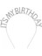 Kristal Taşlı Gümüş Renk It&amp;amp;apos;s My Birthday Yazılı Doğum Günü Parti Tacı 14X16 cm (K95) 4