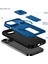 iPhone 15 Için Manyetik Kılıf, Kayar Kamera Korumalı Çift Katmanlı Darbeye Dayanıklı Telefon Kılıfı, Ayarlanabilir Stand, Mavi (Yurt Dışından) 2