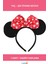 Minnie Mouse Kadife Kaplama Fare Kulaklı Taç 1