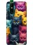 Infinix S5 Pro Kılıf Resimli Desenli Tpu Esnek Silikon Kedicikler 1