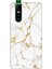 Infinix S5 Pro Kılıf Silikon Desenli Infinix S5 Pro Sarı Beyaz Mermer 1