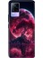 Vivo V21E Uyumlu Kılıf Resimli Desenli Silikon Red World 1